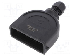 Enclosure: for rectangular connectors; Han Eco A; size 16A; M20