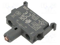 Illuminating unit; 22mm; Illumin: LED; for back plate; 230VAC; red