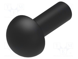 Stopper; polyamide; black; L: 14mm; -20÷100°C; Entrelec; Size: 11