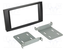 Radio frame; VW; 2 DIN; black