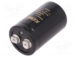 Capacitor: electrolytic; 15000uF; 63VDC; Leads: screw; ESR: 12mΩ