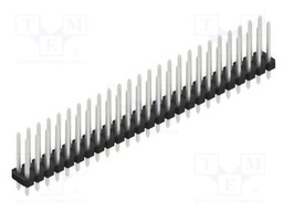 Connector: pin strips; pin header; male; PIN: 50; 2.54mm; THT; 2x25