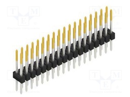 Connector: pin strips; pin header; male; PIN: 36; 2.54mm; THT; 2x18