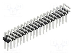 Connector: pin strips; pin header; male; PIN: 38; 2.54mm; THT; 2x19