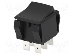 ROCKER; DPDT; Pos: 2; ON-ON; 10A/250VAC; none; 27.6x25.4mm