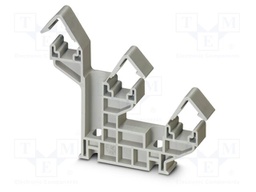 Mounting clamp; ways: 3; Body: grey