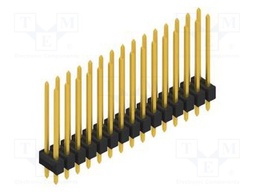 Connector: pin strips; pin header; male; PIN: 30; 2.54mm; THT; 2x15