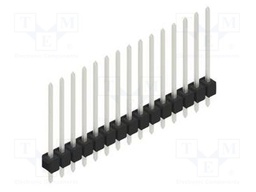 Connector: pin strips; pin header; male; PIN: 15; 2.54mm; THT; 1x15