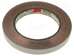 Tape: electrically conductive; W: 12mm; L: 16.5m; D: 0.088mm; copper