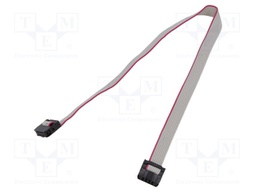 Ribbon cable with IDC connectors; 8x28AWG; Cable ph: 1mm; 0.15m