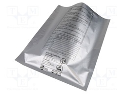 Protection bag; ESD; L: 305mm; W: 254mm; Thk: 112um; 100pcs; <100GΩ