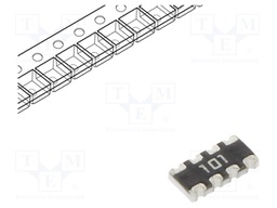 Resistor network: Y; 100Ω; SMD; 1206; No.of resistors: 4; 63mW; ±5%