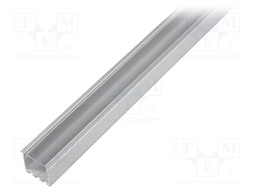 Profiles for LED modules; mat; recessed; L: 1m; aluminium