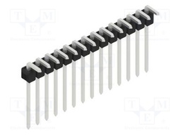 Connector: pin strips; pin header; male; PIN: 14; 2.54mm; THT; 1x14
