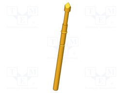 Test needle; Operational spring compression: 4mm; 5A; Ø: 2mm; 3N