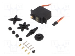 Motor: servo; 4.8÷6VDC; standard; analogue; 55g; 40x19x43mm; metal
