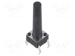 Microswitch TACT; SPST; Pos: 2; 0.05A/12VDC; THT; 1.57N; 6x6x3.5mm