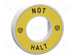 Legend Ring, Illuminated, Harmony XB4 Series, 24 V, Red, 60 mm, E-Stop Switch
