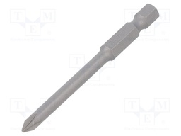 Screwdriver bit; Phillips; PH1; Overall len: 70mm