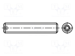Screw; M4x8