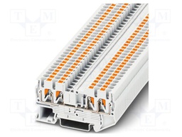 Splice terminal: rail; PT; 24A; 800V; push-in; PA; L: 35.3mm; W: 5.2mm