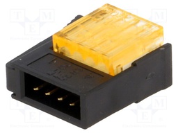 Wire-wire/PCB; plug; male; PIN: 4; 2mm; IDC; for cable; Mini-Clamp