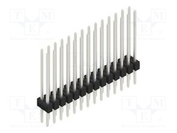 Connector: pin strips; pin header; male; PIN: 28; 2.54mm; THT; 2x14