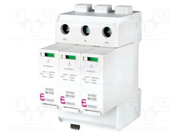 Surge arrester; Type 2; Poles: 3; 65kA; for DIN rail mounting