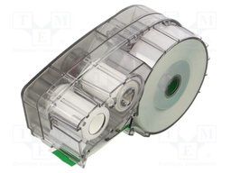 Tape; 12.7mm; 6.4m; green; Character colour: white; self-adhesive