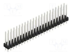 Connector: pin strips; pin header; male; PIN: 44; 2.54mm; THT; 2x22