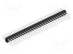 Connector: pin strips; pin header; male; PIN: 60; 2.54mm; SMT; 2x30