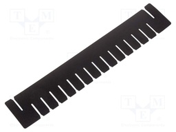 Divider; ESD; L: 550mm; H: 100mm; Thk: 1.8mm; Features: conductive