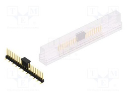 Connector: pin strips; pin header; male; PIN: 21; 2.54mm; SMT; 1x21