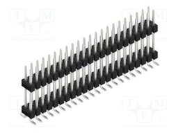 Connector: pin strips; pin header; male; PIN: 44; 2.54mm; SMT; 2x22