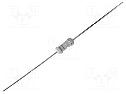 Resistor: metal oxide; THT; 330Ω; 2W; ±5%; Ø5x12mm; axial