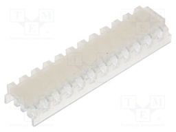 Protection cover; PIN: 12; end connector,inline splice; 2.54mm