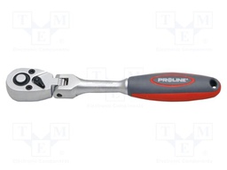 Rattle; 1/2"; with joint,with switch; 285mm; Teeth: 72