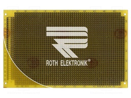Board: universal; single sided,prototyping; W: 100mm; L: 160mm