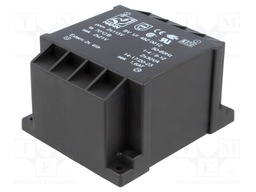 Transformer: encapsulated; 60VA; 115/115VAC; 21V; 21V; 1428mA