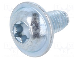 Screw; for metal; 3x6; Head: button; Torx®; hardened steel; zinc