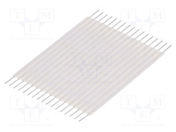 Connector: jumper cable; Cable ph: 1.27mm; L: 25.4mm; straight