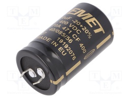 Capacitor: electrolytic; 470uF; 400VDC; ESR: 290mΩ; SNAP-IN; ±20%