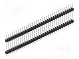 Connector: pin strips; pin header; male; PIN: 34; 2.54mm; THT; 1x34