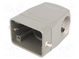 Enclosure: for HDC connectors; size 6B; for cable; for latch