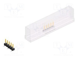 Connector: pin strips; pin header; male; PIN: 5; 2.54mm; SMT; 1x5