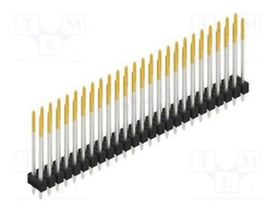 Connector: pin strips; pin header; male; PIN: 50; 2.54mm; THT; 2x25