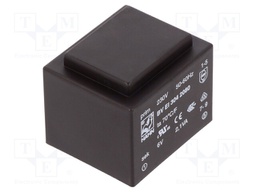 Transformer: encapsulated; 2.1VA; 230VAC; 6V; 350mA; Mounting: PCB