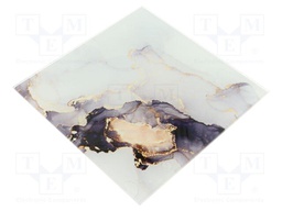 Accessories: decorative panel; granite; glass; 170x170x10mm