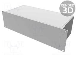 Enclosure: 19" standard; 3U; Enclos.mat: aluminium; Y: 203mm