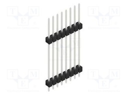 Connector: pin strips; pin header; male; PIN: 8; 2.54mm; THT; 1x8